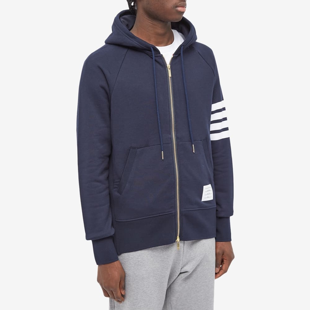 Thom Browne 4-striped Sweater With Logo In Black