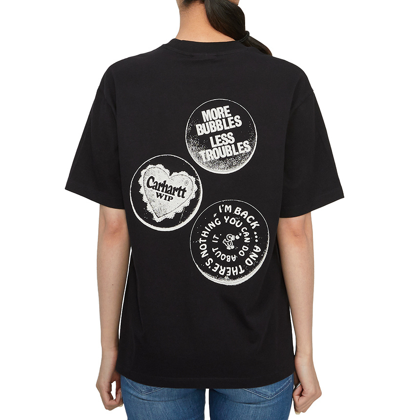 Carhartt Short-sleeved T-shirt In Black