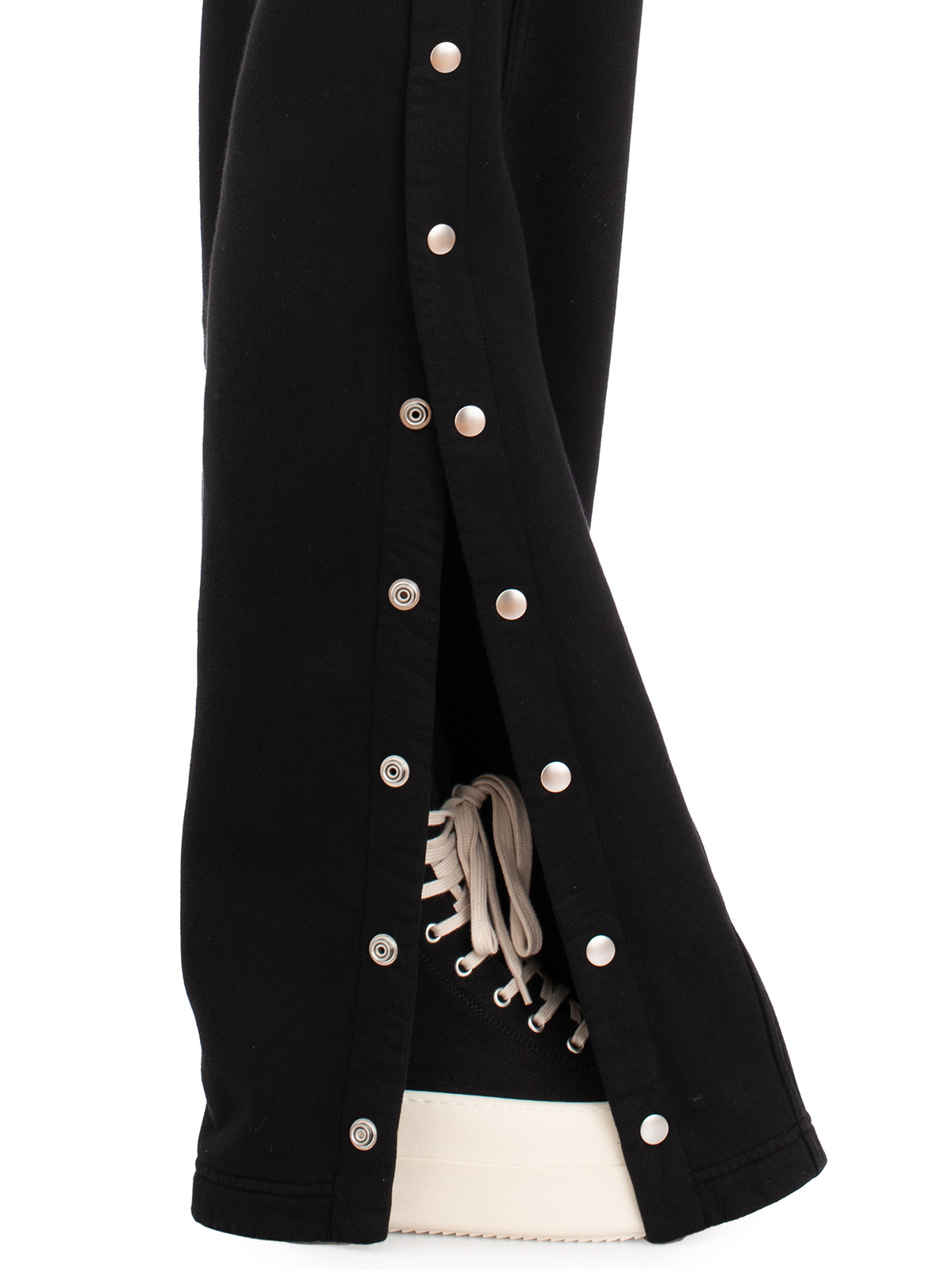 Rick Owens Drkshdw Pusher Wide-leg Trousers In Black