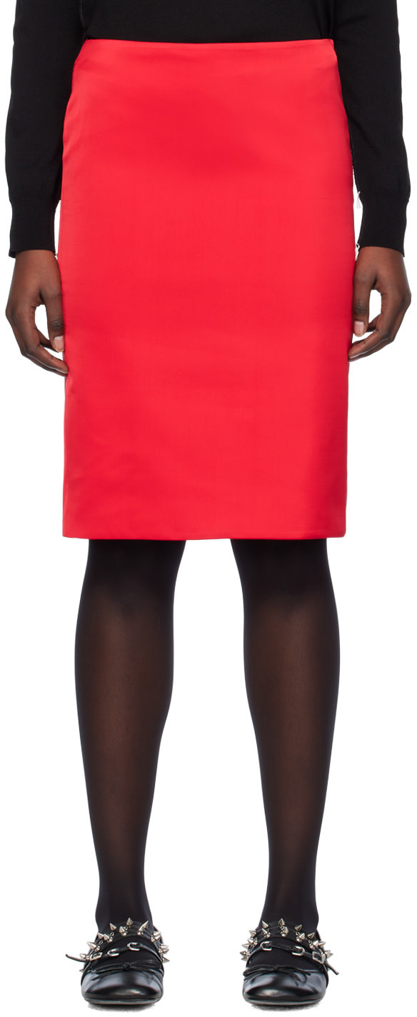 We11 Done Vented Midi Skirt