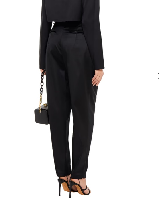Magda Butrym Harwich Satin Trousers In Black