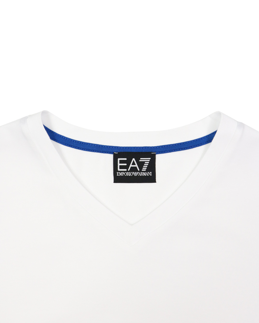 EA7 LOGO T-SHIRT WITH ROUND NECK