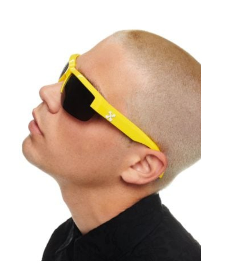 Off-white Toledo Arrows-motif Sunglasses In Gray