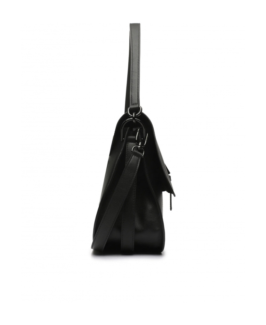 Furla Flow Large Top Handle Bags In Black