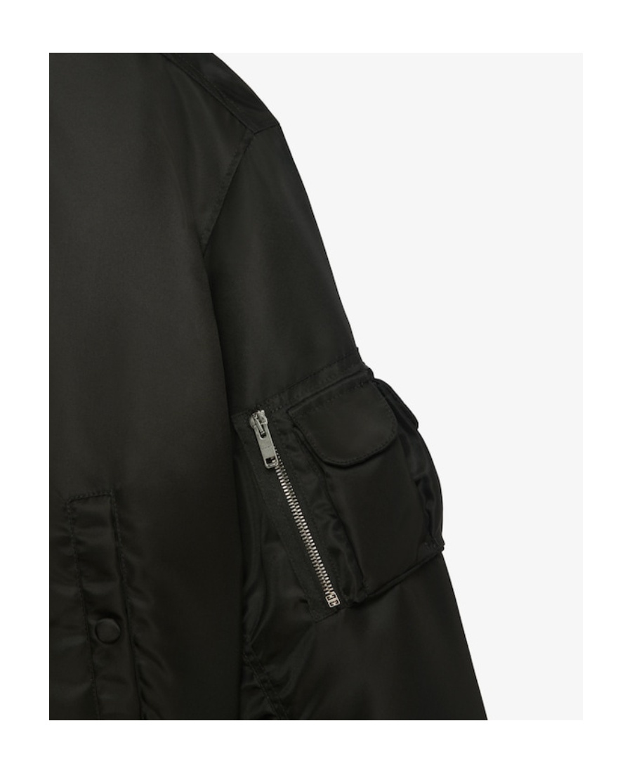 Givenchy Multi-pocket Zipped Bomber Jacket In Black