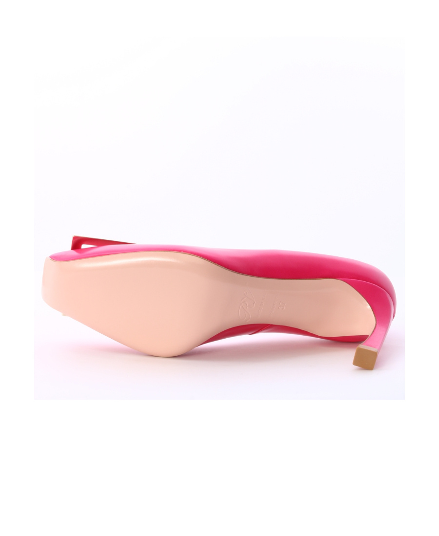 ROGER VIVIER TROMPETTE SQUARE BUTTON HIGH HEELS