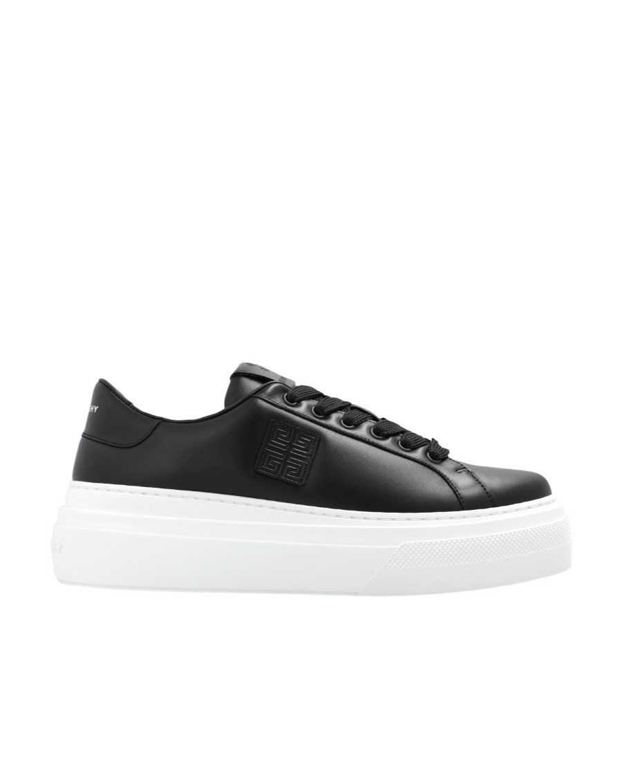Givenchy Black City Platform Sneakers In Black