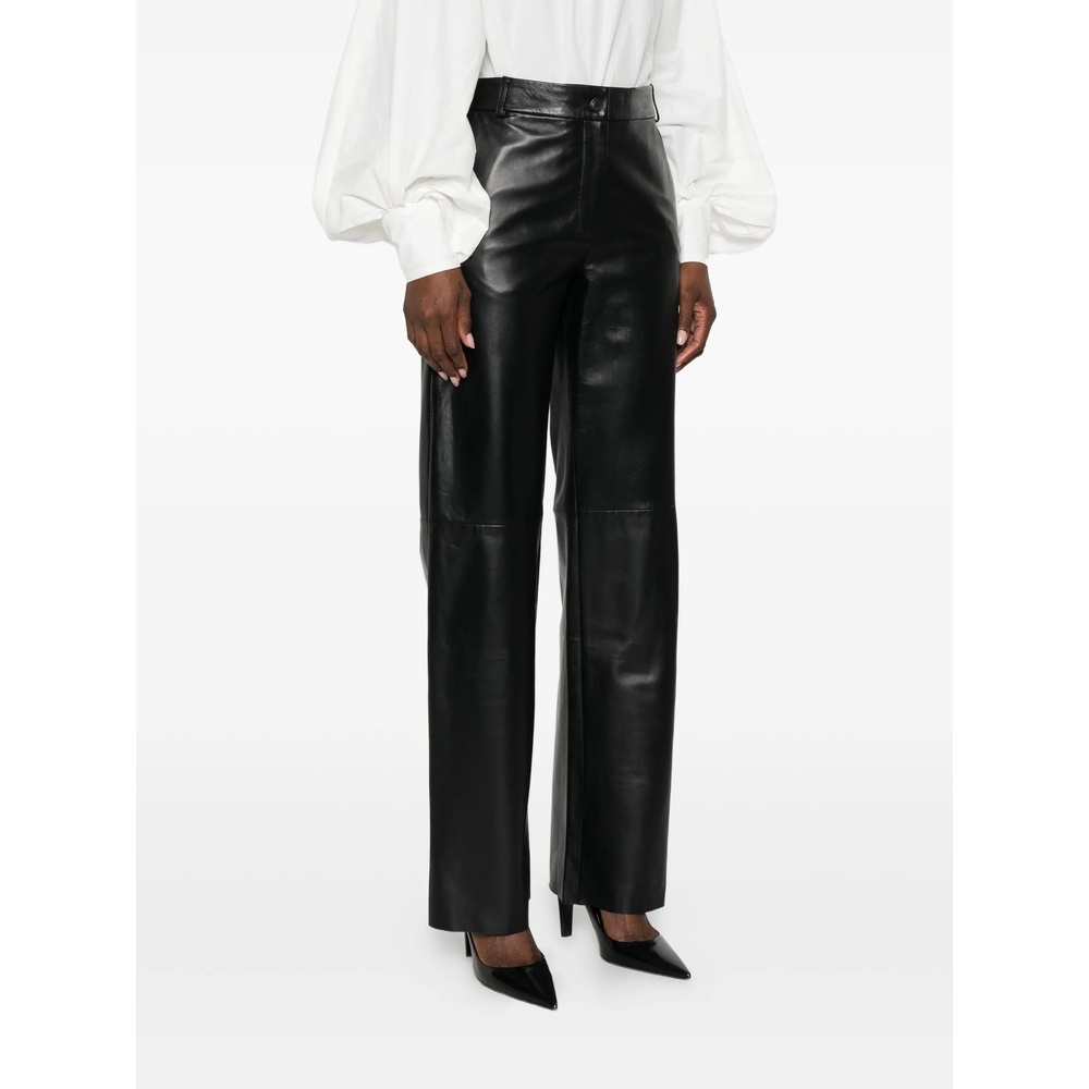 Antonelli Belt Loop Casual Pantslli In Black