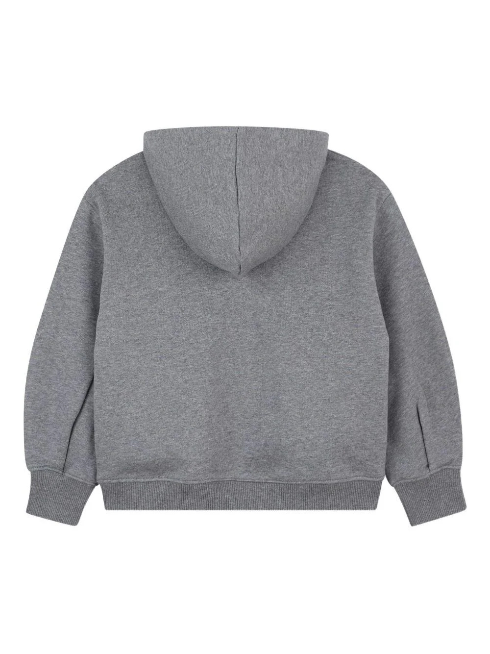 Chloé Logo-print Hoodie In Gray