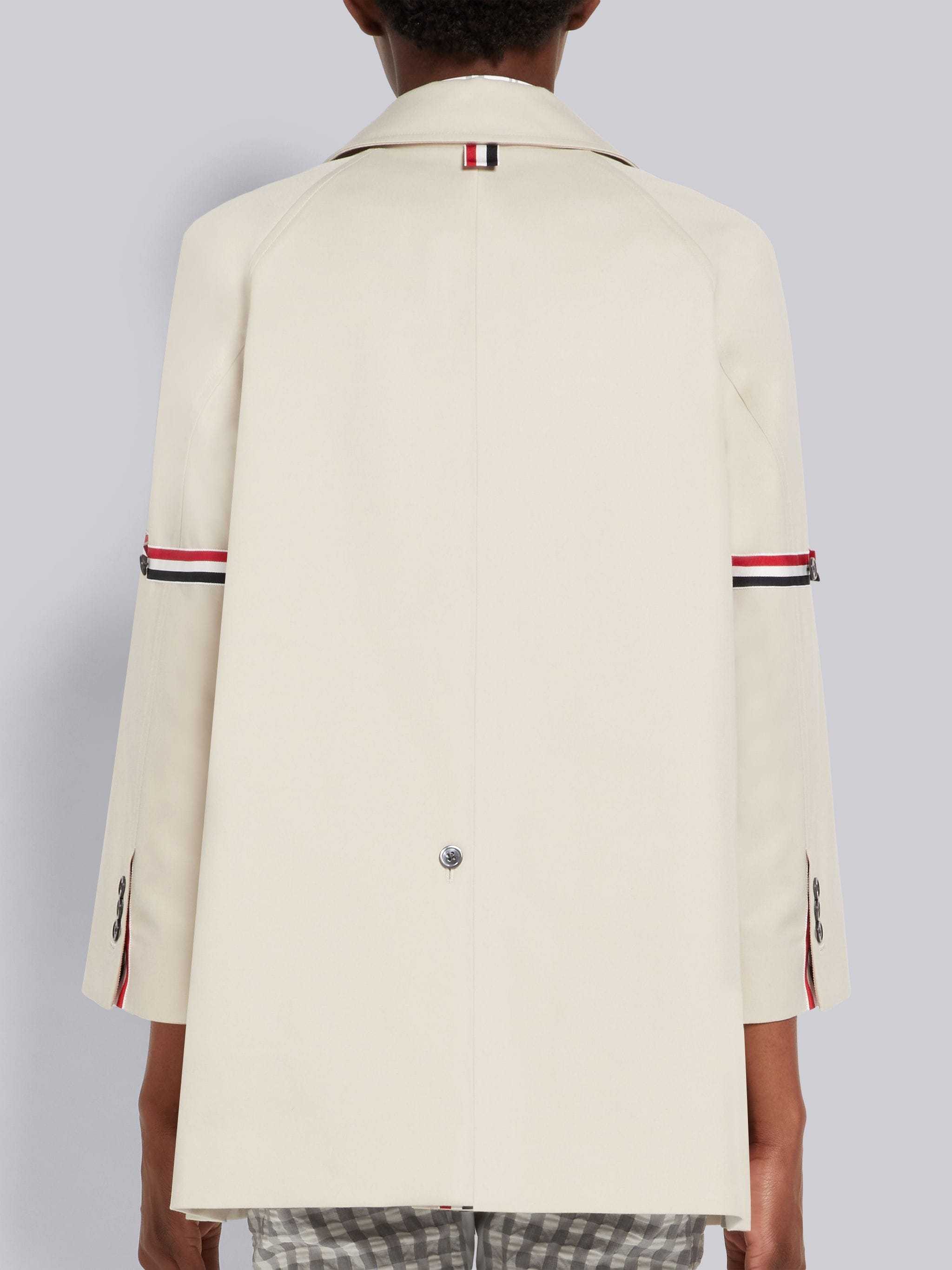Thom Browne Coats Beige In White