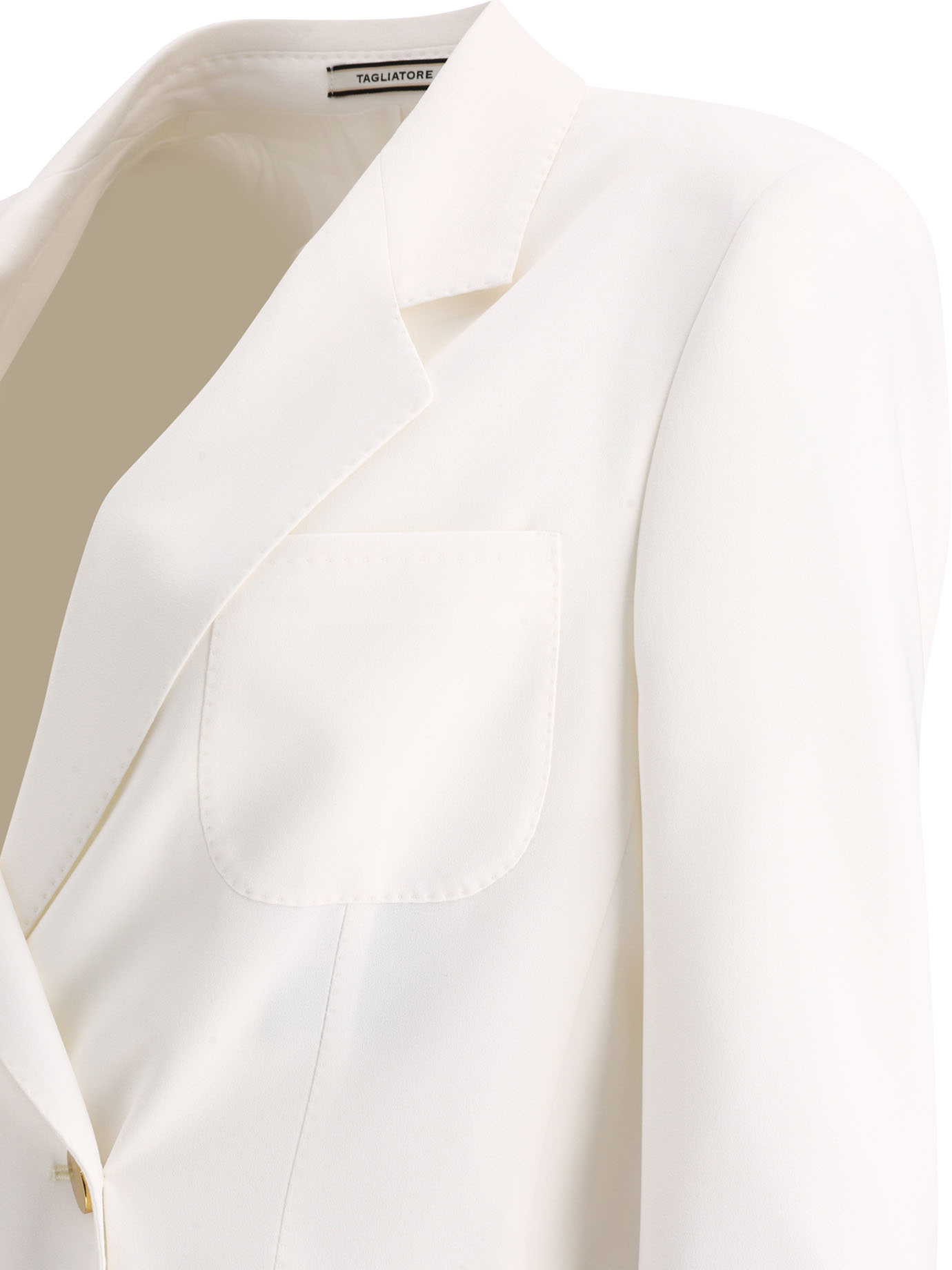 Tagliatore Nayade Double-breasted Blazer In White