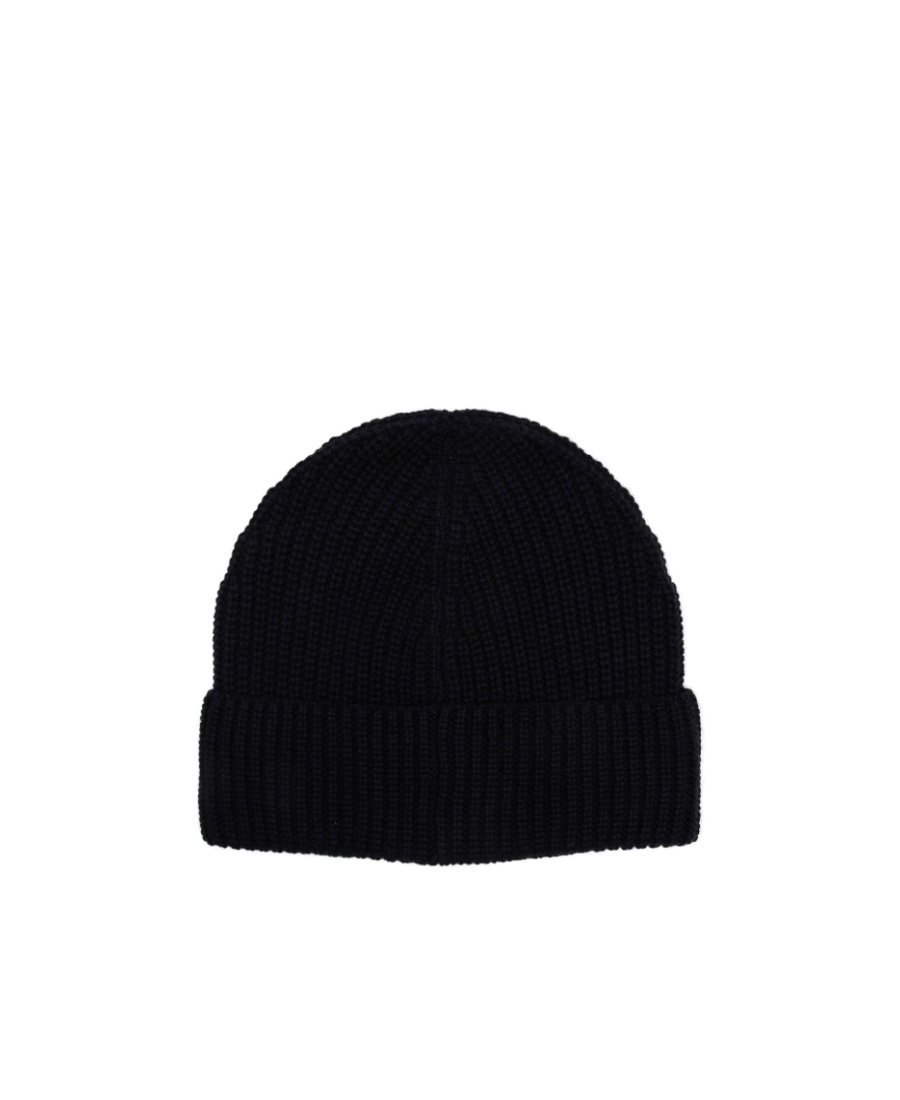 Valentino Vgold Cashmere Beanie In Black