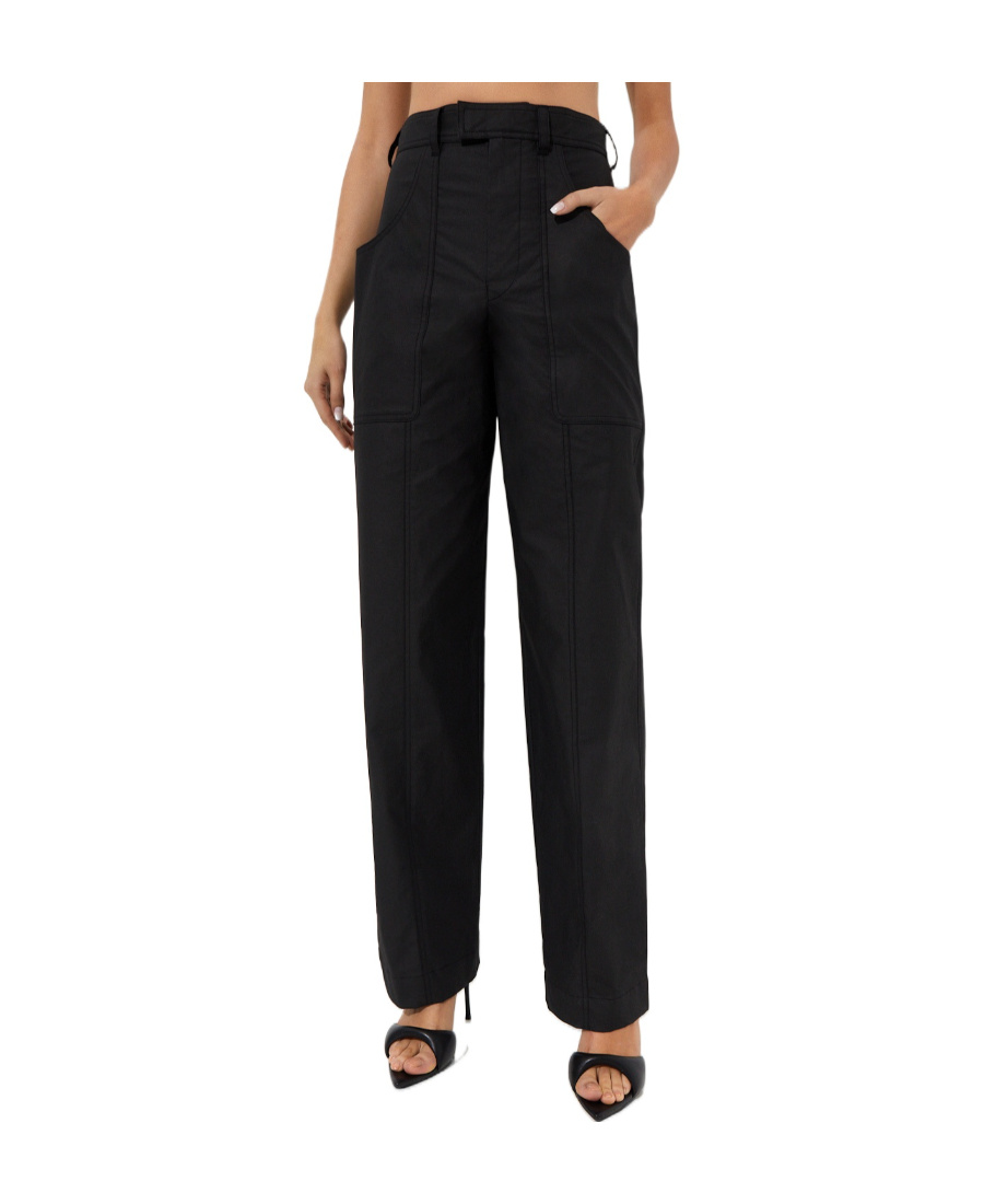 Isabel Marant Belt-loop Casual Pants In Black