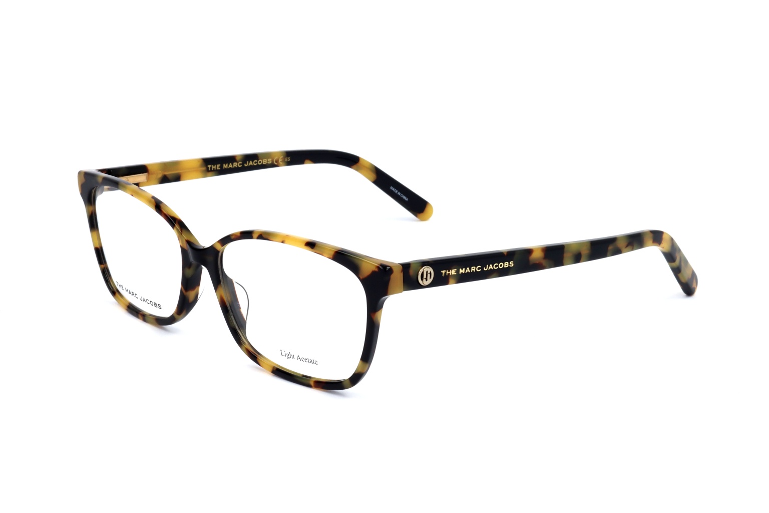 Marc Jacobs Eyewear Rectangular Frame Glasses In Black