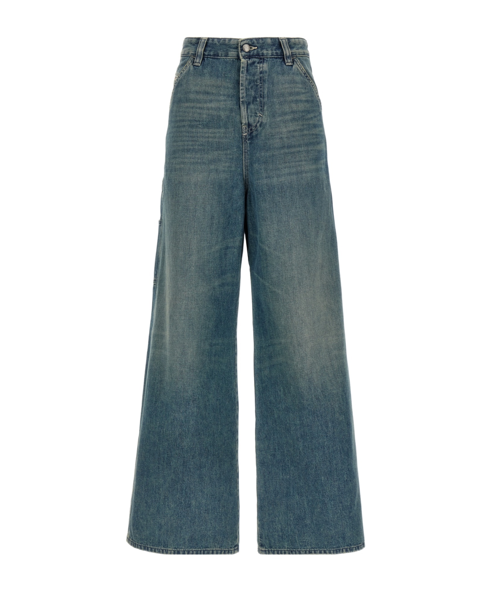 Diesel 'desire Wide Leg Jeans' In Blue