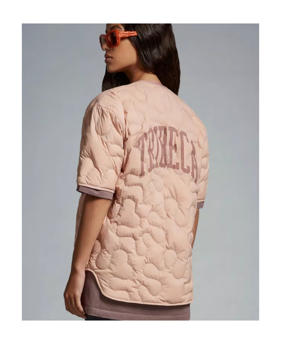 Moncler X Salehe Bembury Shirt Down Jacket In Nude