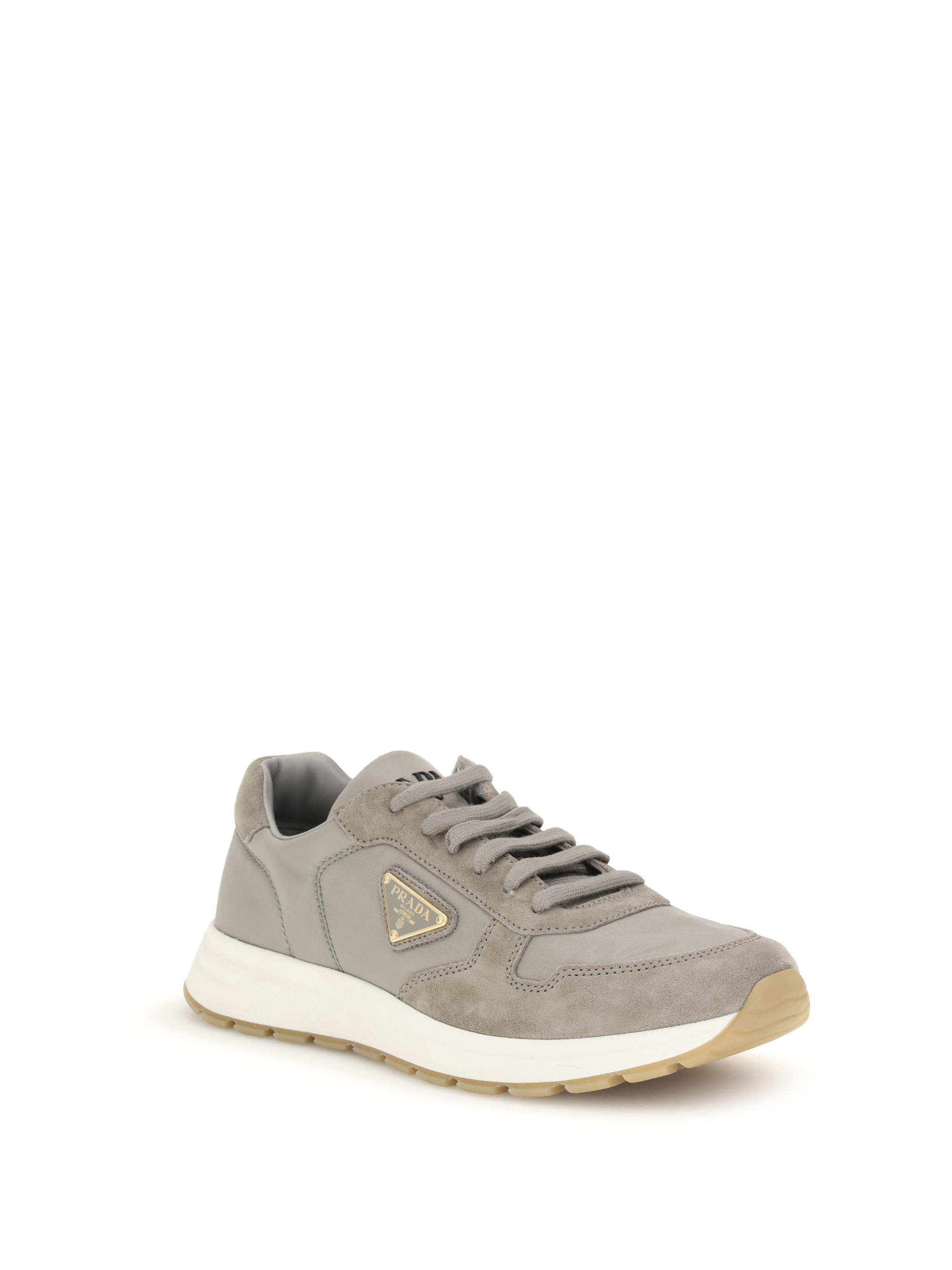 Prada Prax 01 Re-nylon Sneakers In Gray