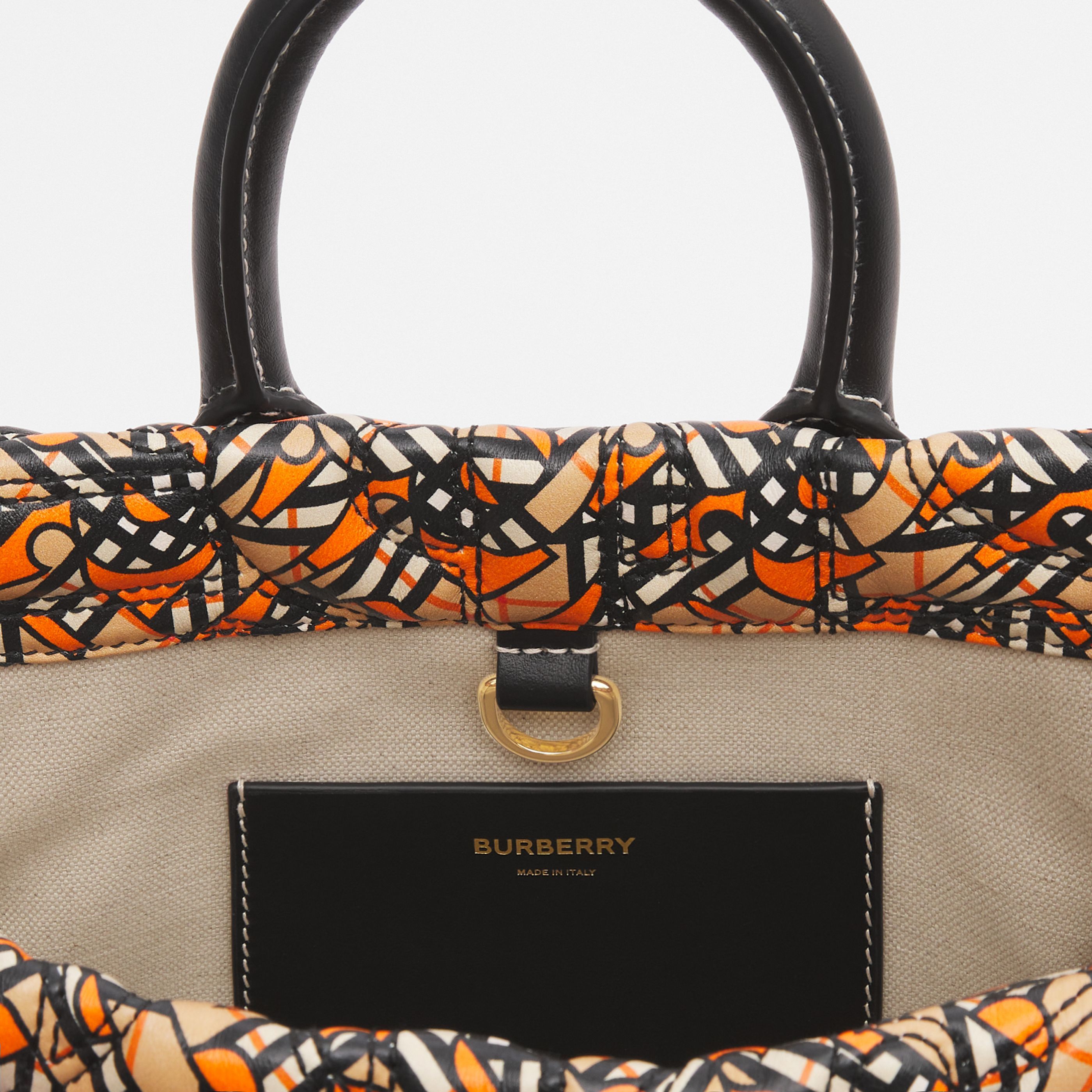 Burberry Mini Freya Monogram Tote Bag