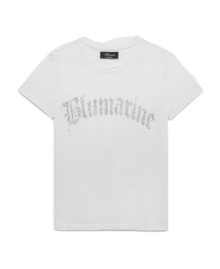 Blumarine Logo T-shirt In White