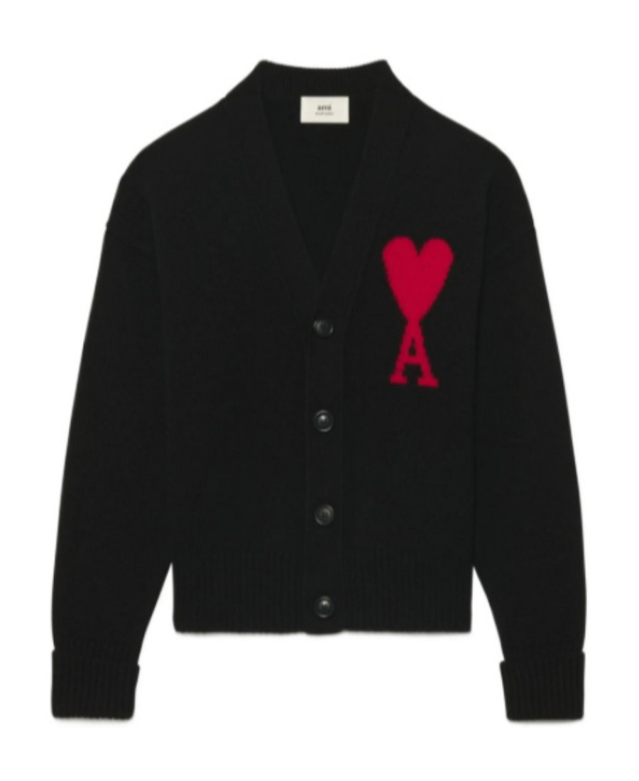 Ami Alexandre Mattiussi Ami Paris Sweaters In Black