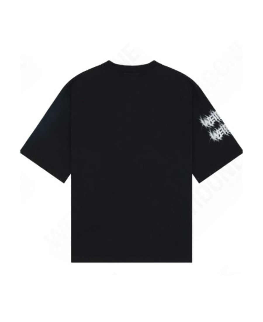 We11 Done Graphic-print Cotton T-shirt In Black