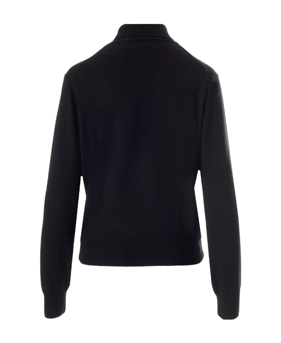 Ami Alexandre Mattiussi Ami Paris Jersey With Ami De Couer Embroidery In Black