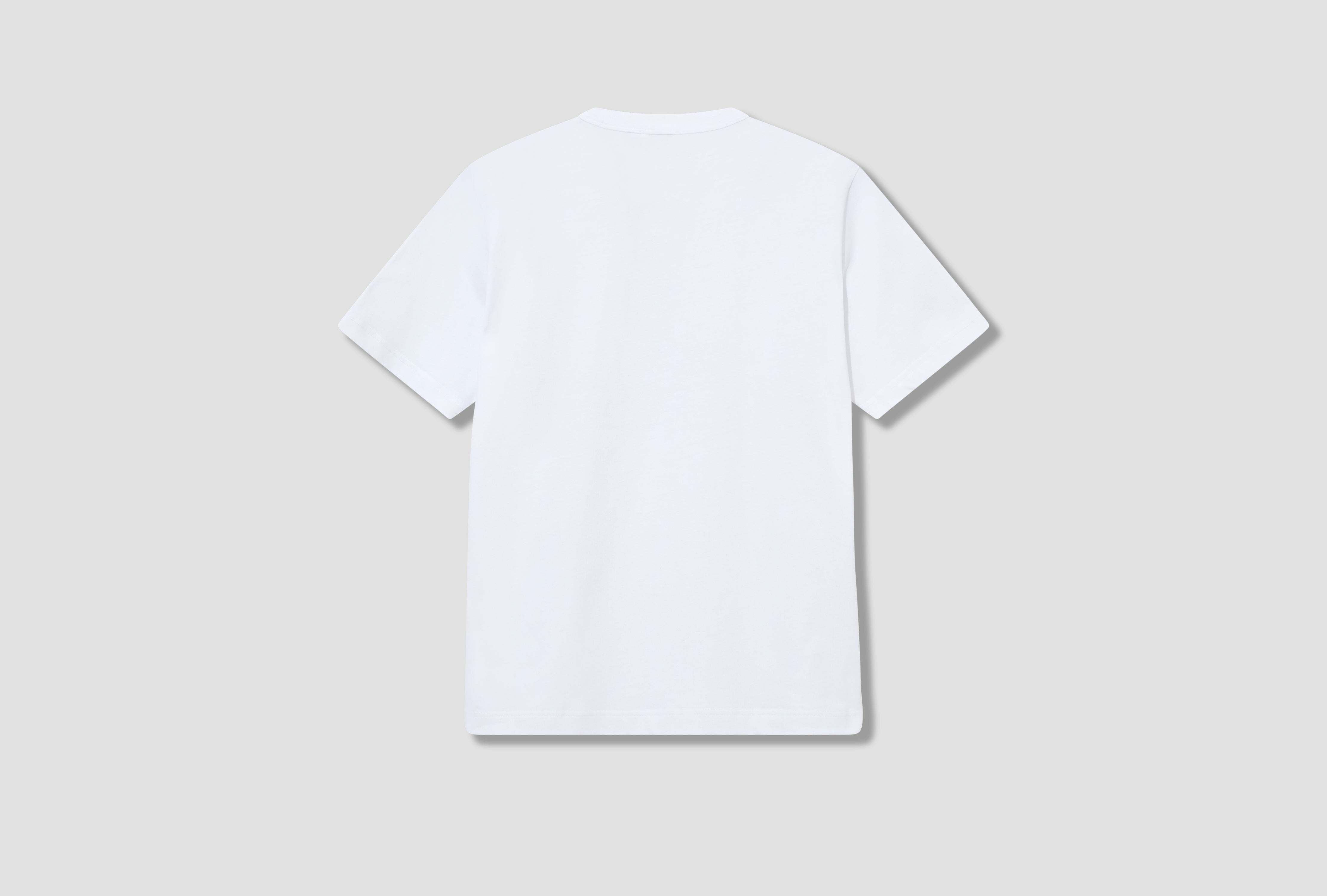 Norse Projects Holger Organic Boat Print T-shirt In White