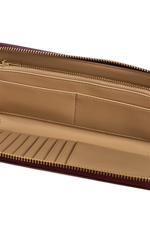Marc Jacobs Zip Wallet In Red
