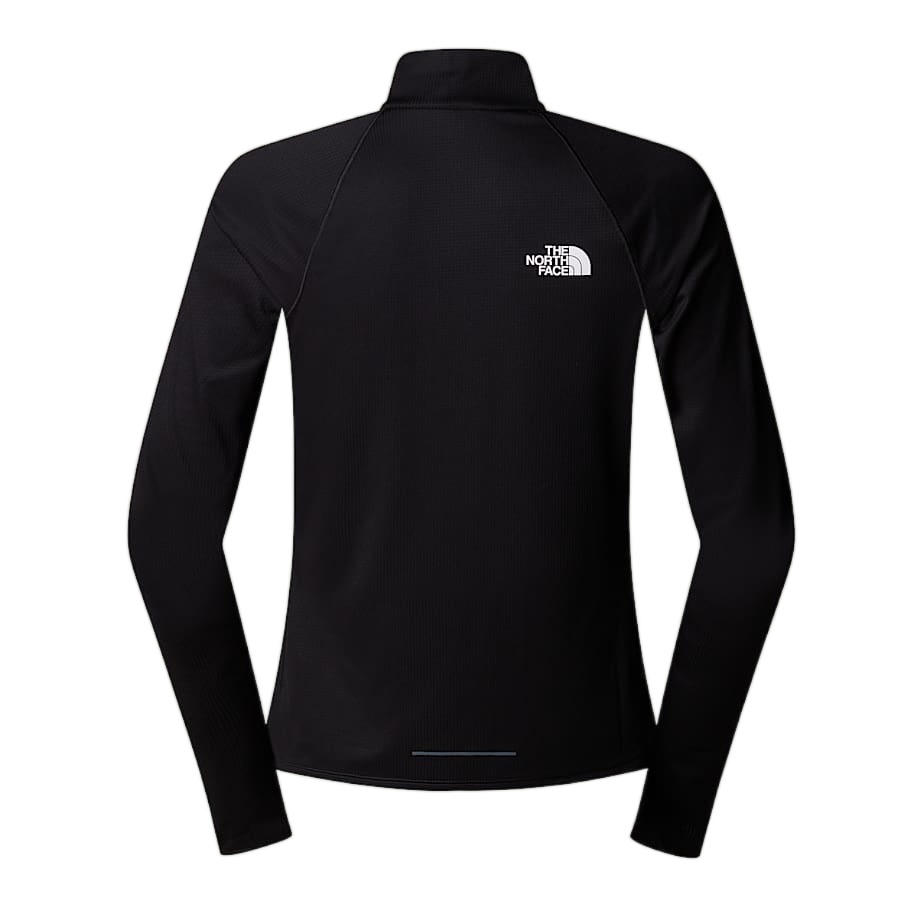 The North Face Womens Sunriser 1/4 Zip Long-sleeve Top In Black