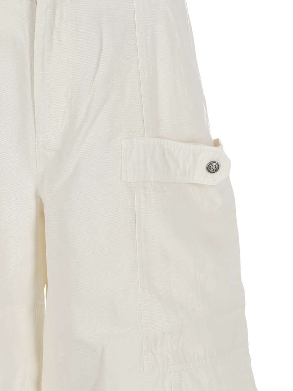 Palm Angels Shorts In White