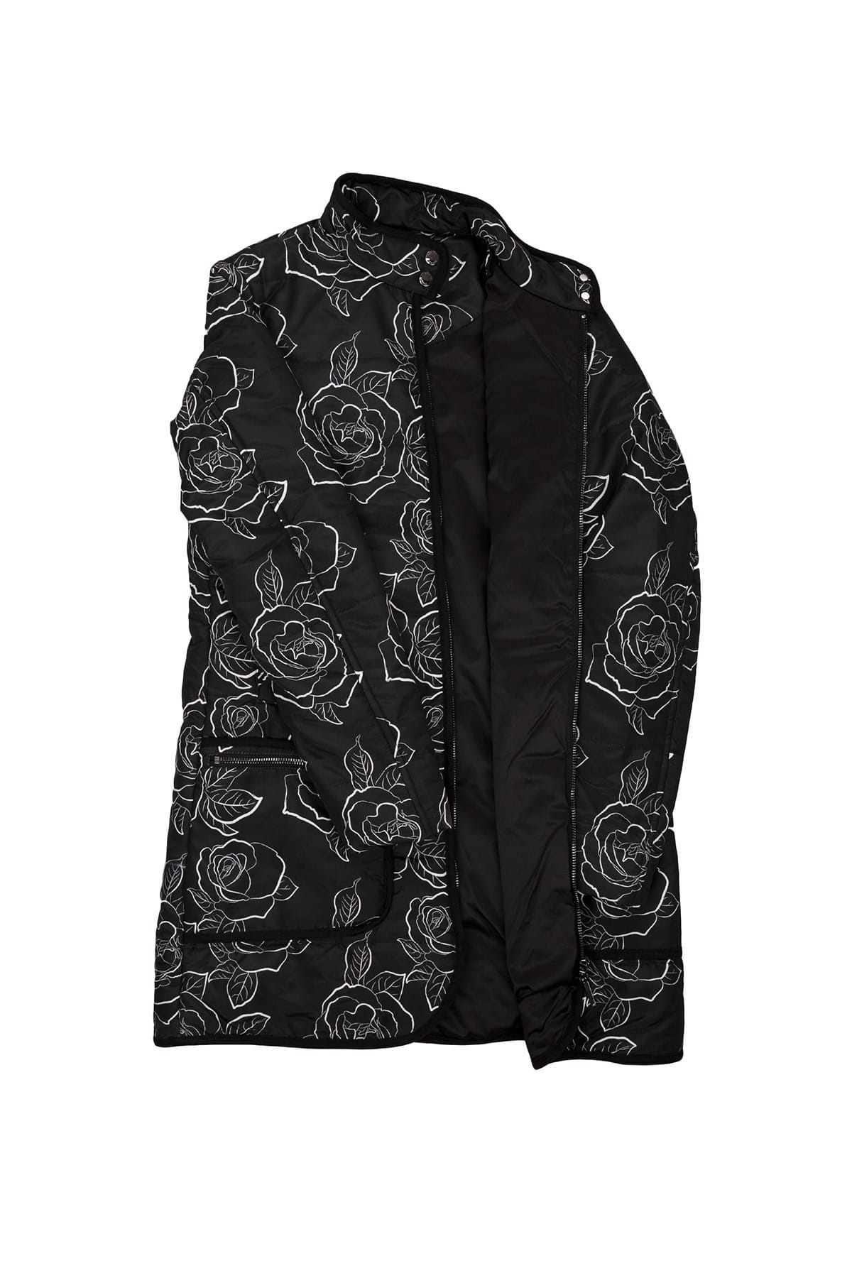 ARMANI JEANS LONG COTTON-PADDED SUIT WITH A HAT