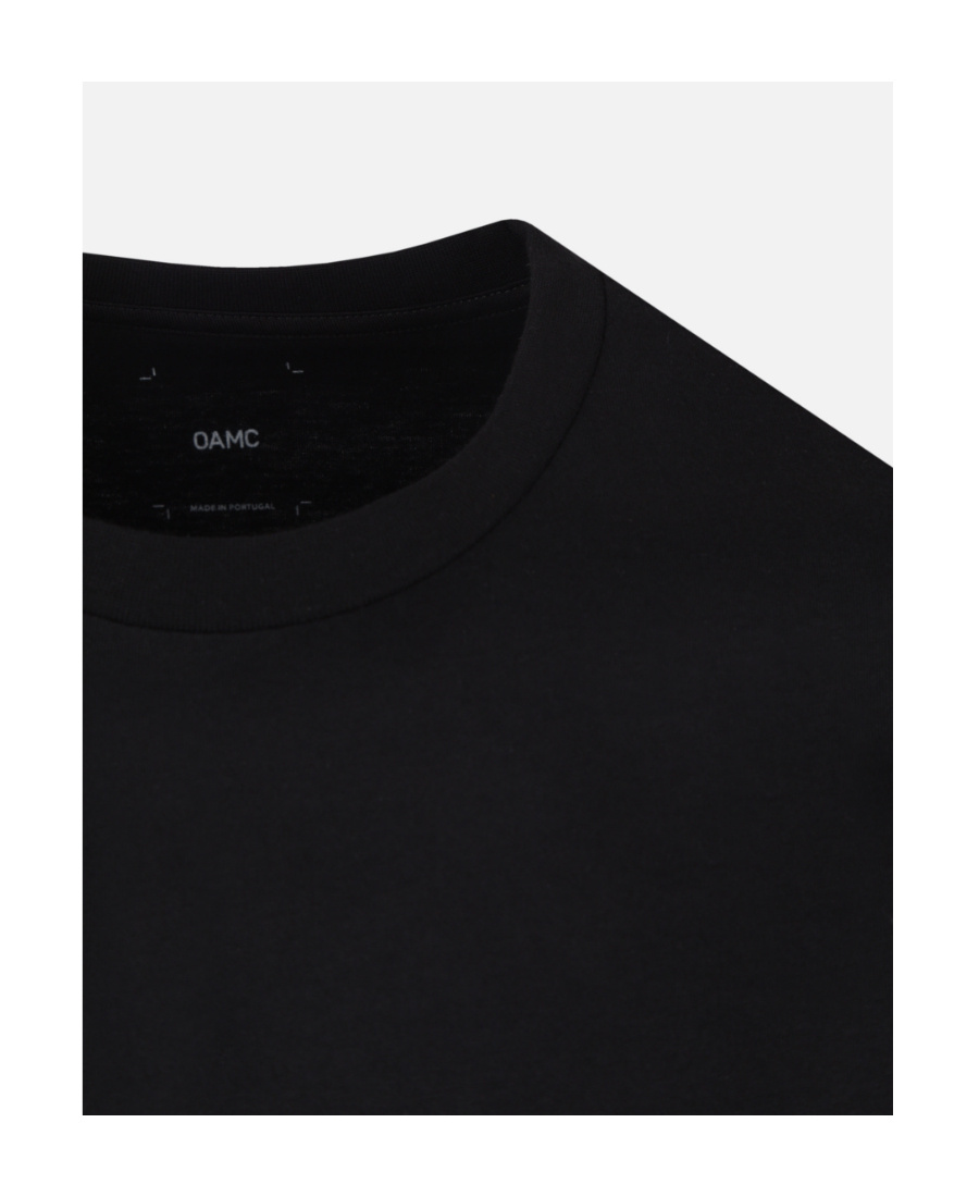 Oamc Buzza Photograph-print T-shirt In Black