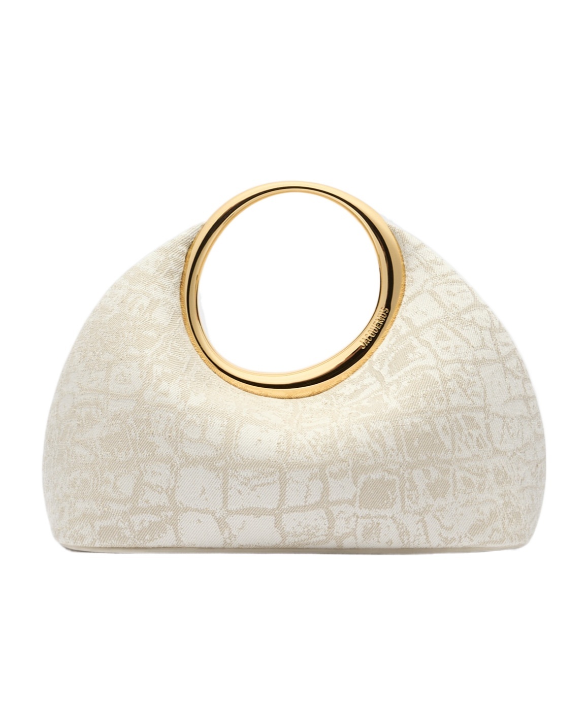 Jacquemus Mini Ring Handbag In Nude