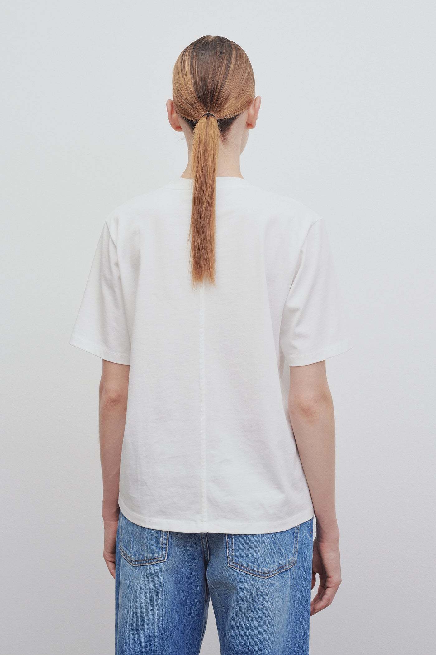 The Row Essentials Wesler Cotton-jersey T-shirt In White
