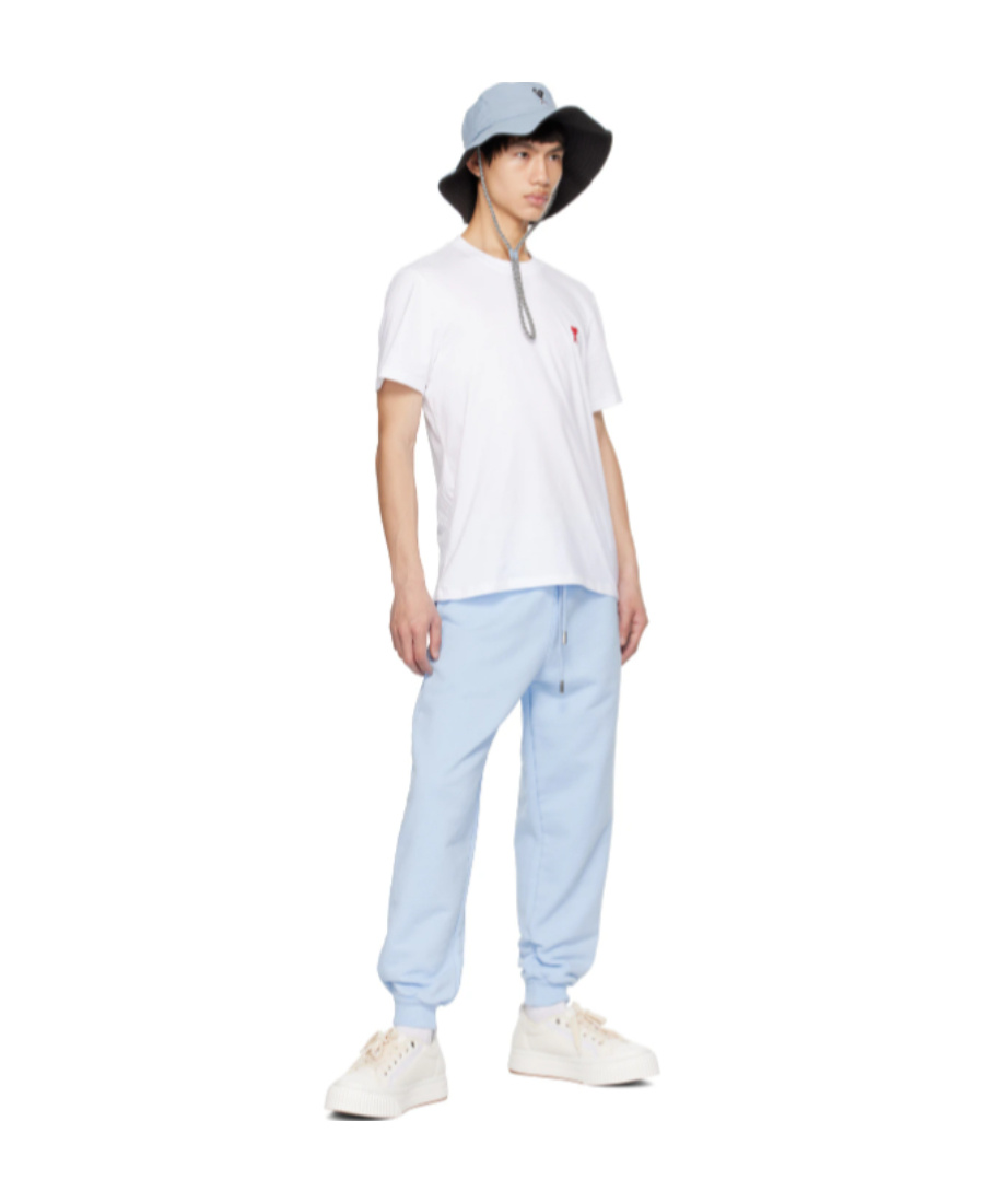AMI ALEXANDRE MATTIUSSI AMI DE C UR PULL-ROPE SWEATPANTS 