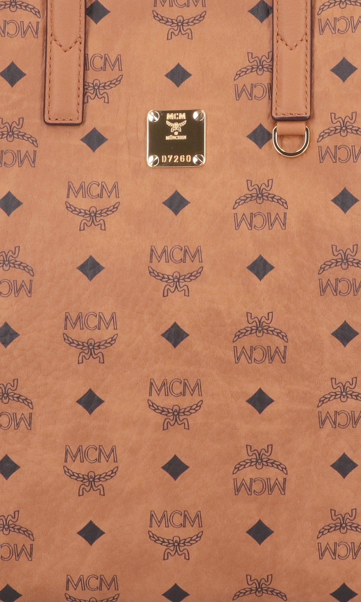 Mcm Aren Monogram Print Medium Tote Bag In Pink