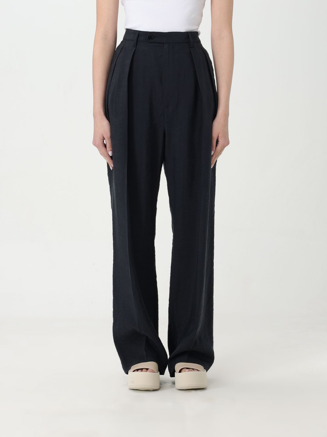 Barena Venezia Tom Lieve Pleat-detail Trousers In Black
