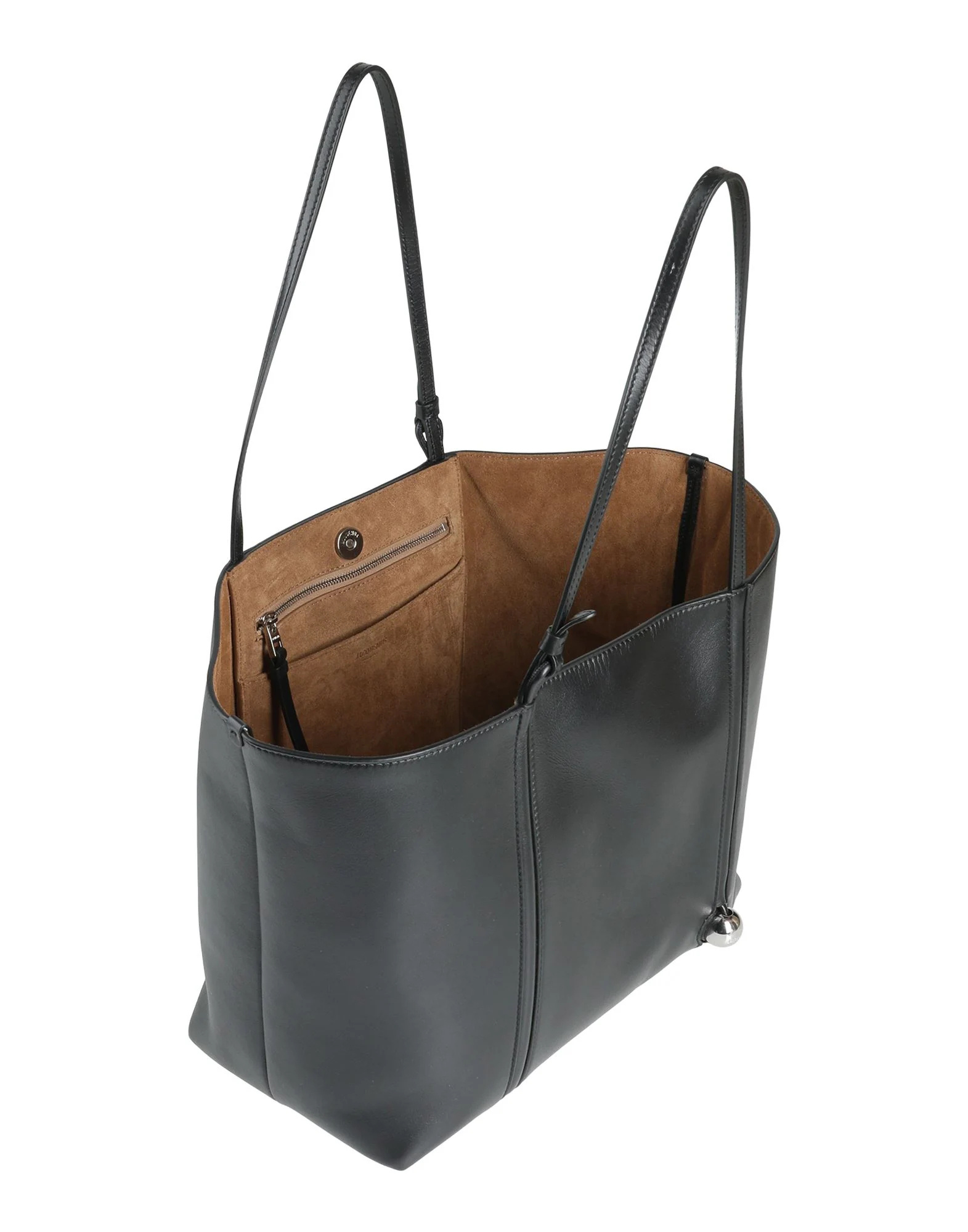 Jacquemus Solid Colour Shoulder Bags In Black