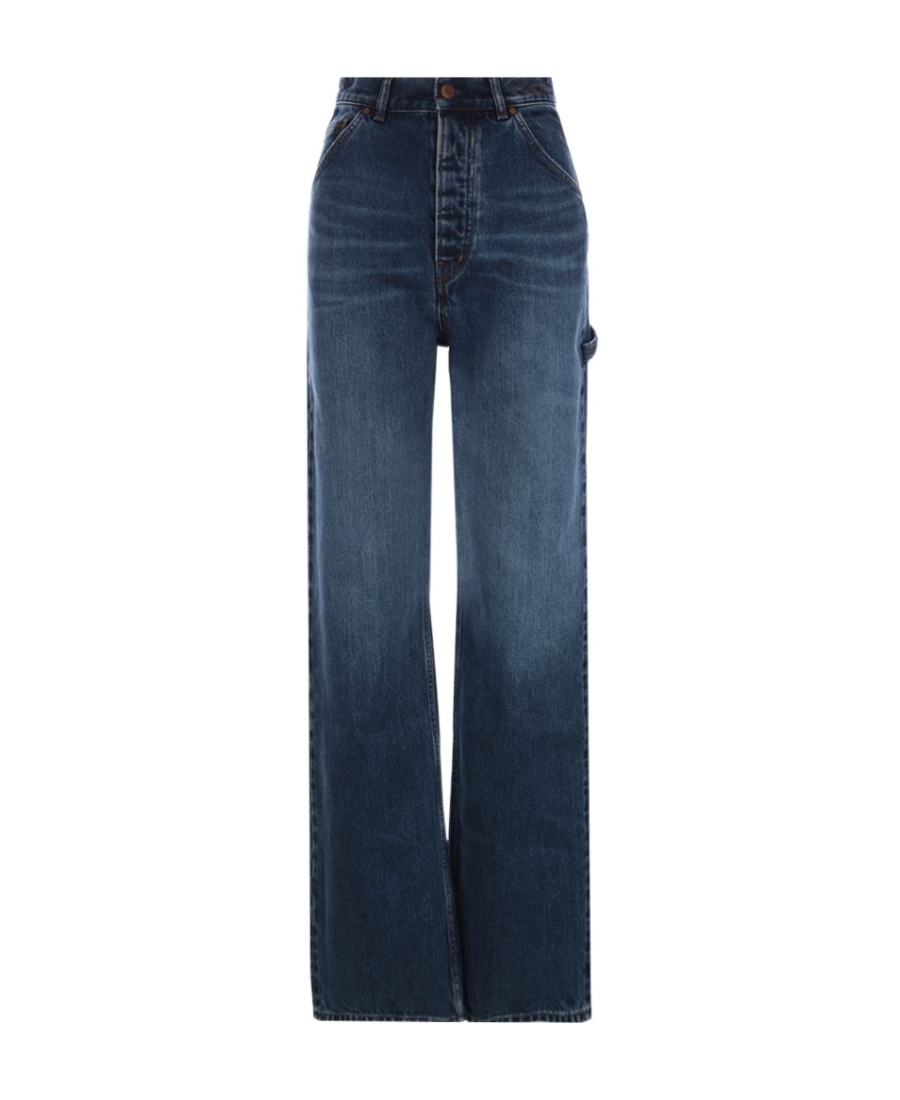 Chloé Rigid High-rise Wide-leg Jeans In Blue