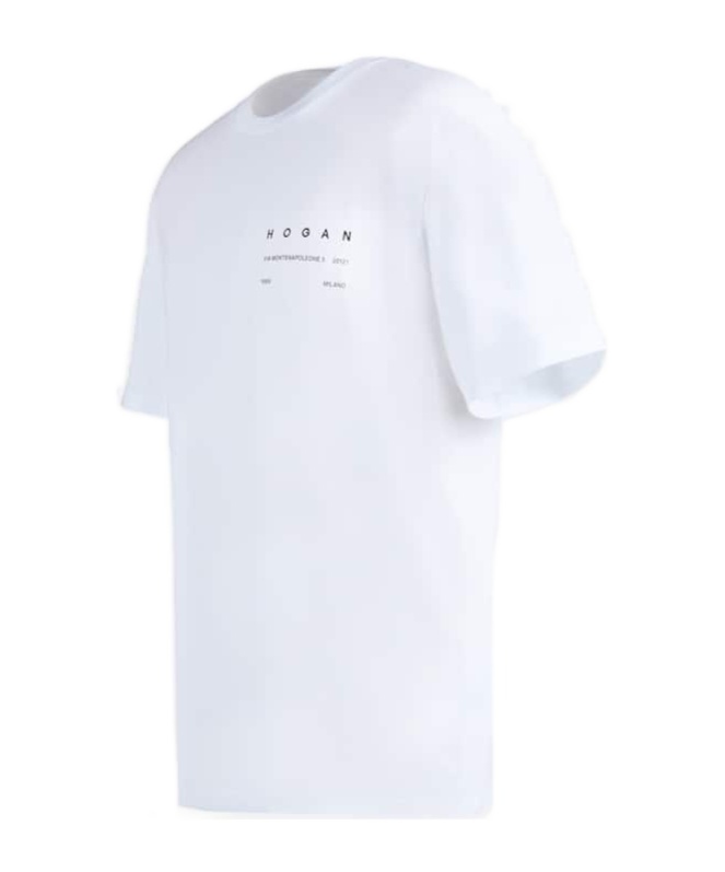 Shop Hogan Logo-print Cotton T-shirt In White