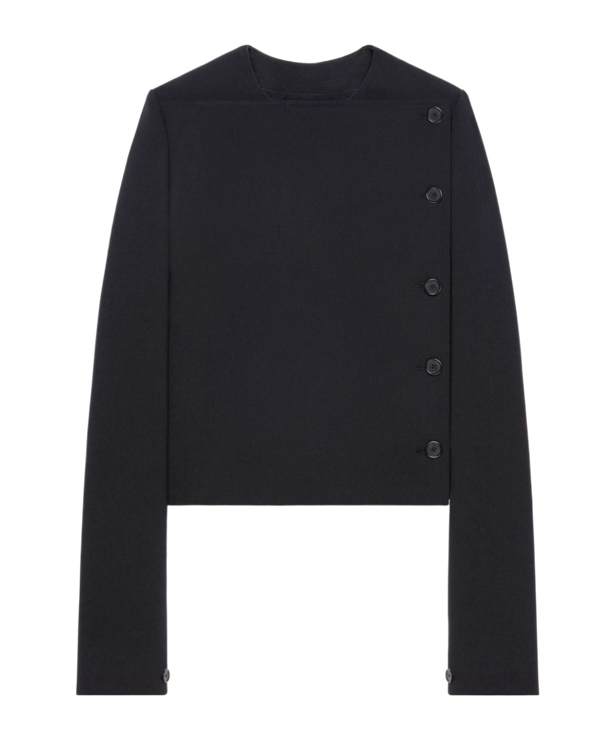 Courrèges Buttoned Tailored Jacket In Black