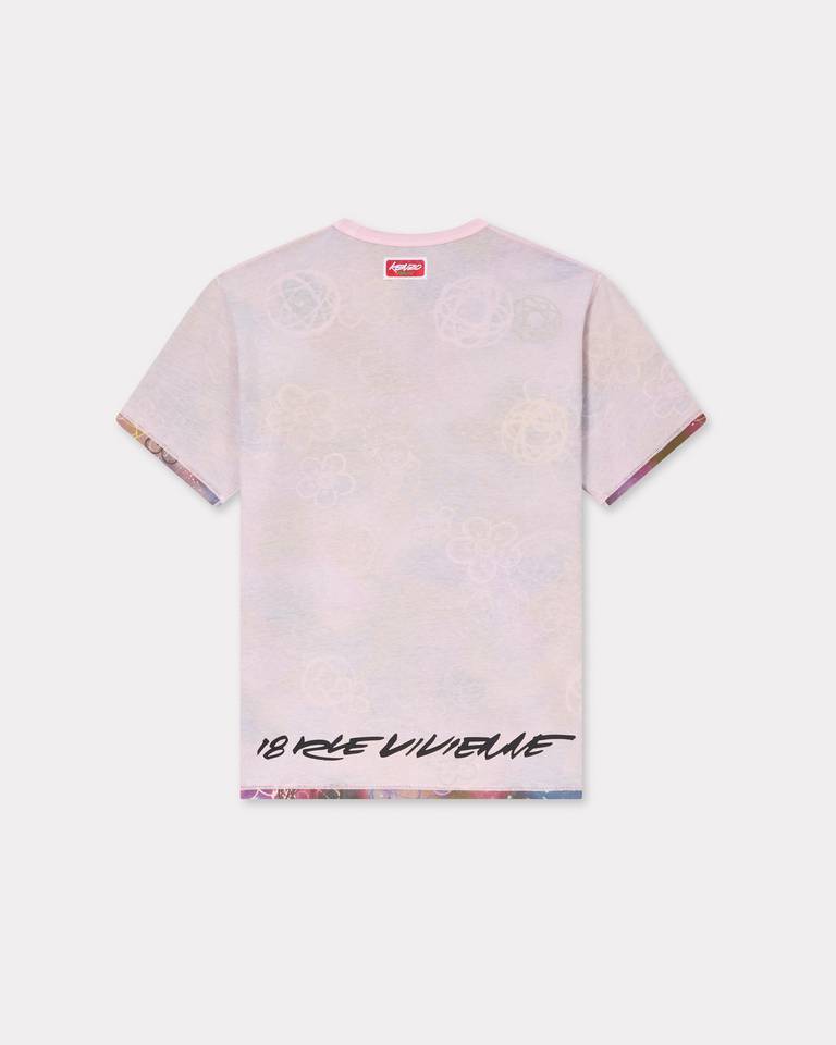 Kenzo Pink  Paris Futura 2000 Edition Reversible T-shirt In Pink