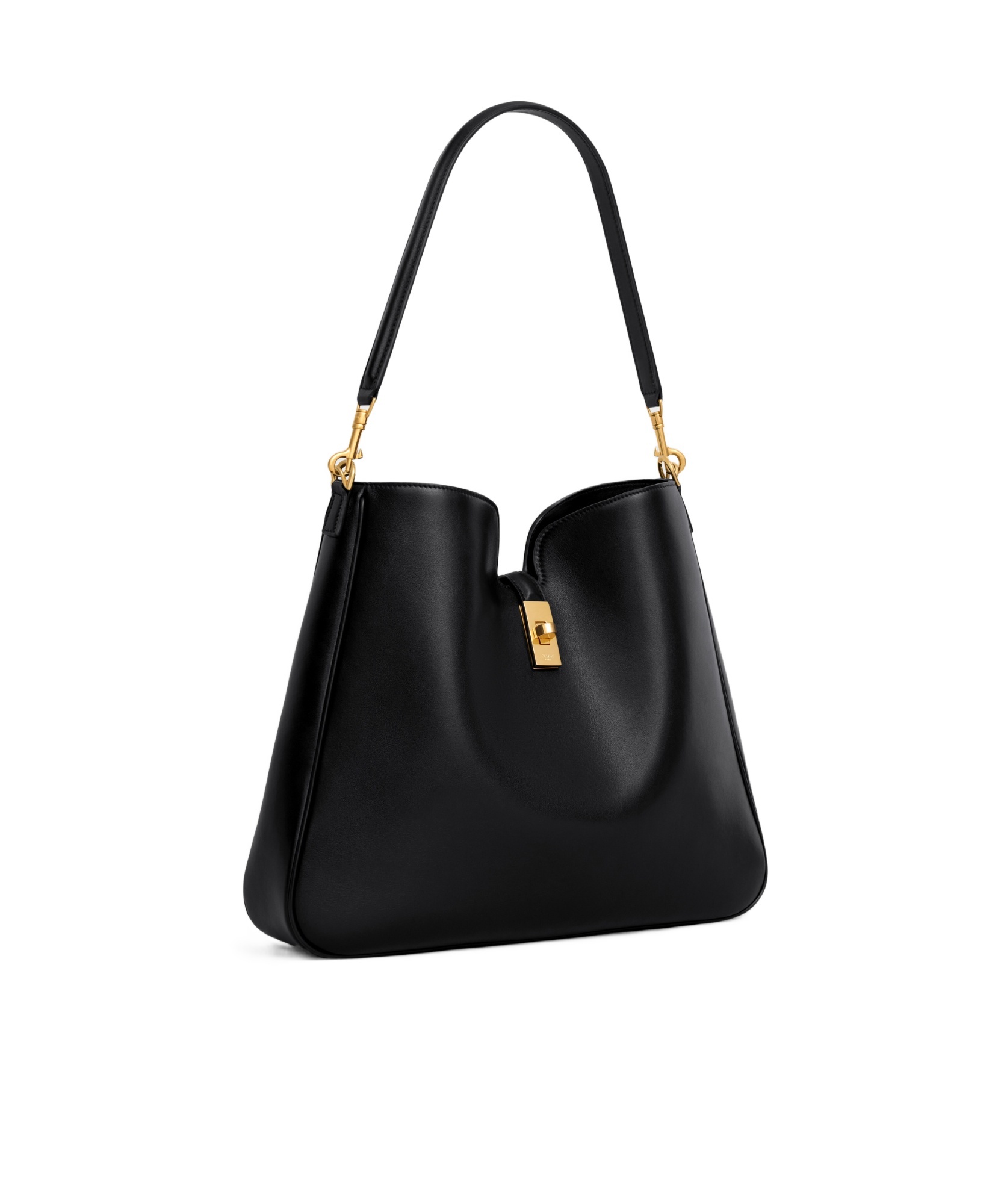 Celine Medium Spin-lock Shoulder Bag In Black