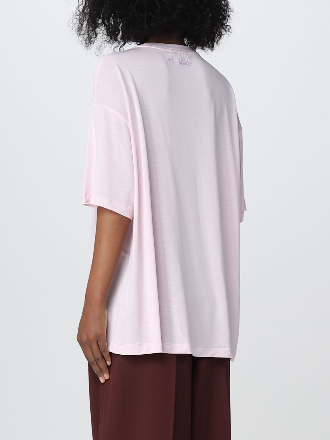 Acne Studios Artwork Cut-out Jersey T-shirt In White