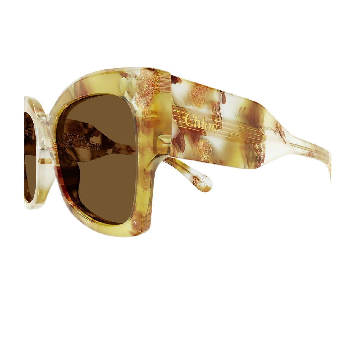 Chloé Oversize-frame Sunglasses In Green