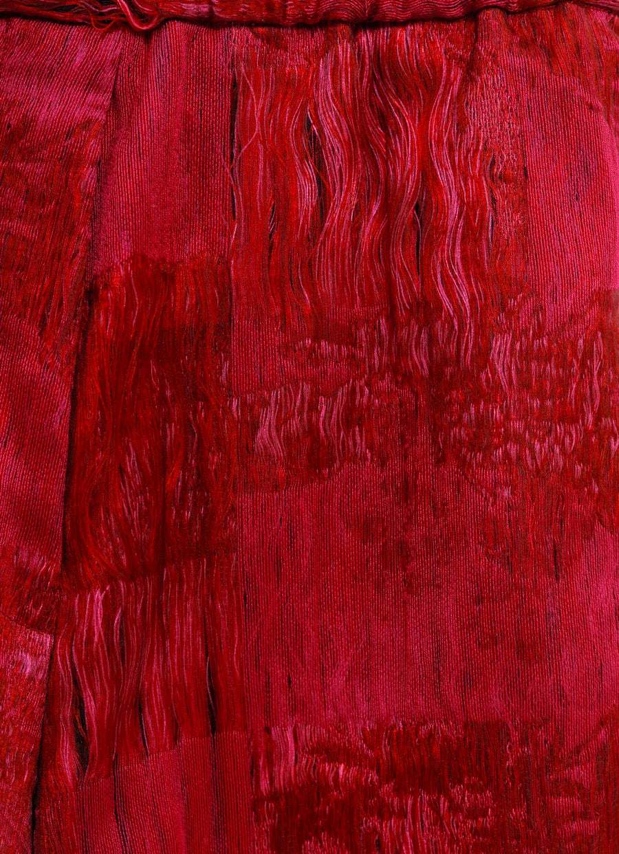 Shop Dries Van Noten Jacquard Shorts In Red