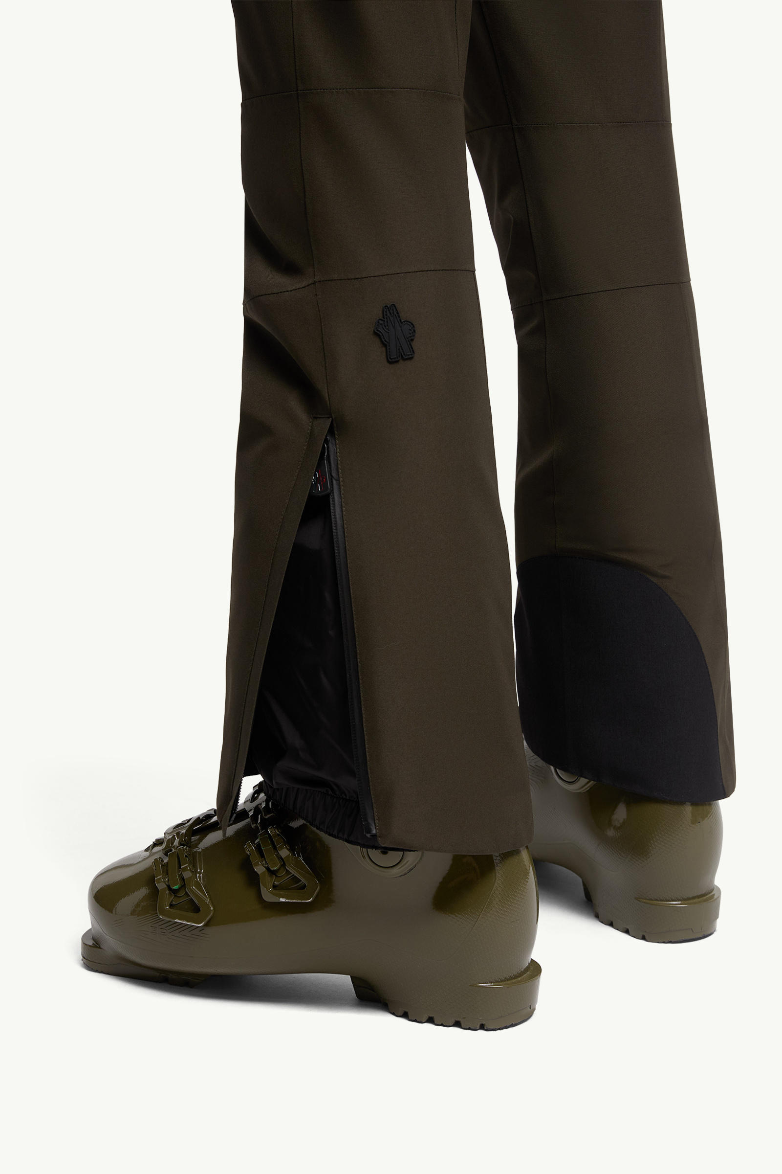 Moncler Padded Gore-tex Ski Pants In Green