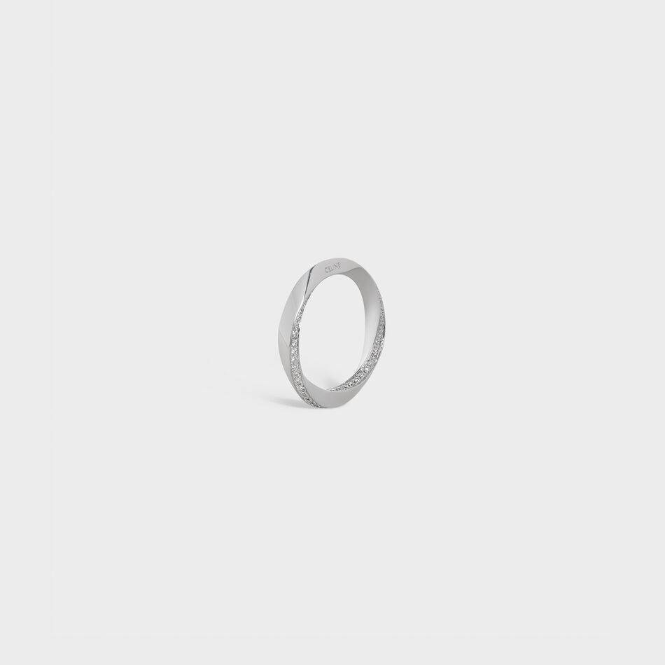 Celine Classic Ring In Gray