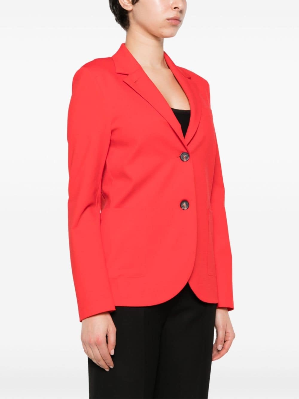 Shop Harris Wharf London Single-breasted Blazer In Orange