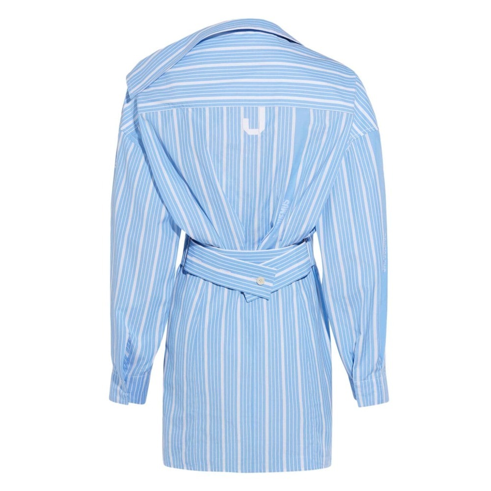 Jacquemus Gestreiftes Kleid In Blue